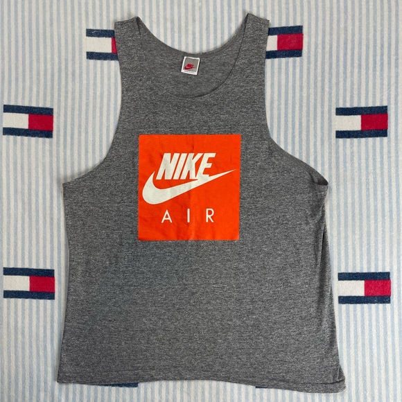 Vintage Nike Air Box Logo Tank Top Shirt - Picture 1 of 9